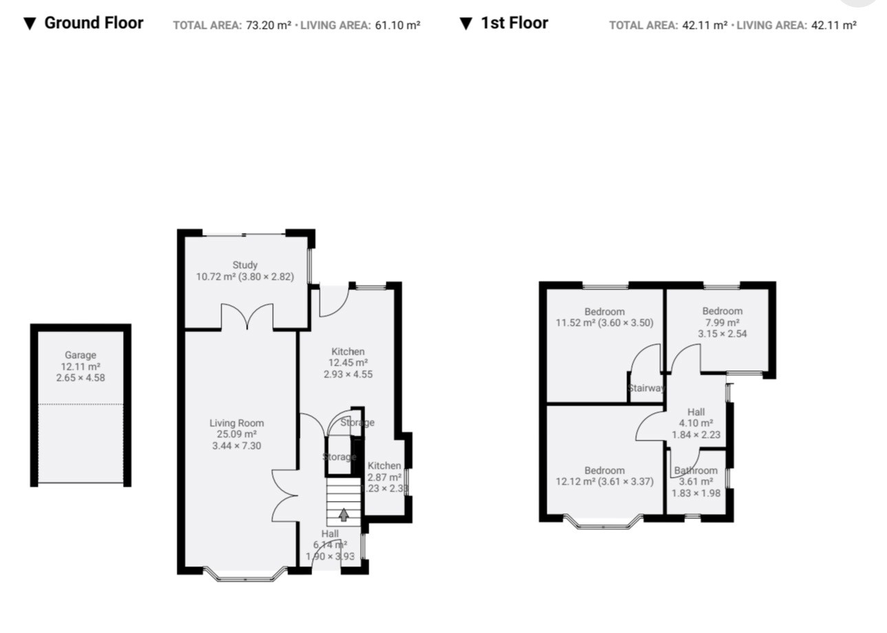 Floor plan, 4 bedroom semi detached house for sale, Duggins Lane, Coventry, CV4