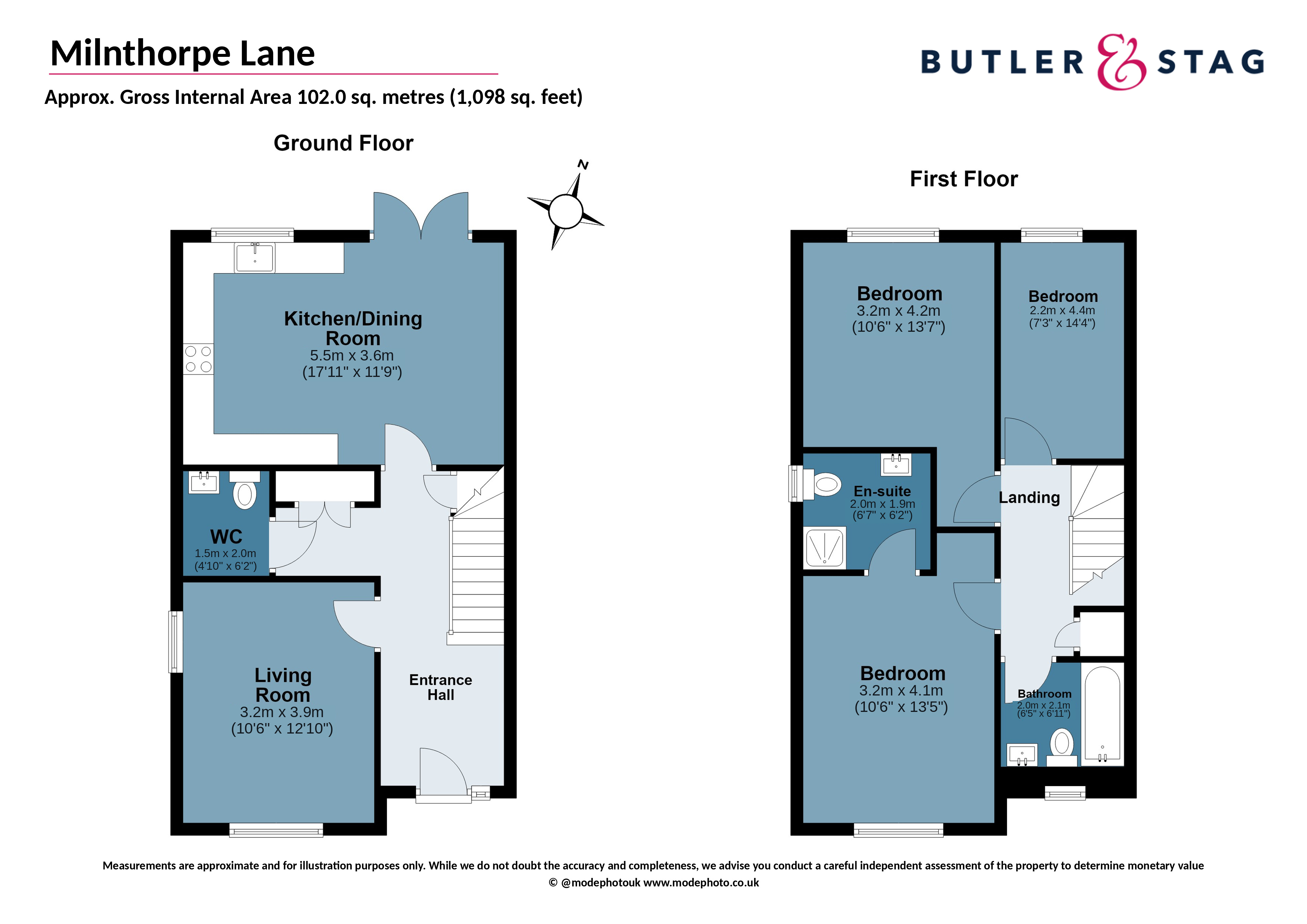 Floor plan, 3 bedroom detached house for sale, Plot 10, Essex, CM5