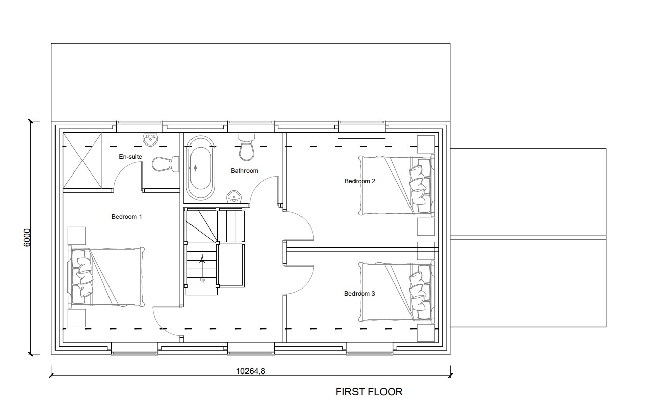 Floorplan, 3 bedroom plot for sale, Building Plot North of School Lane, Croxton Kerrial, NG32