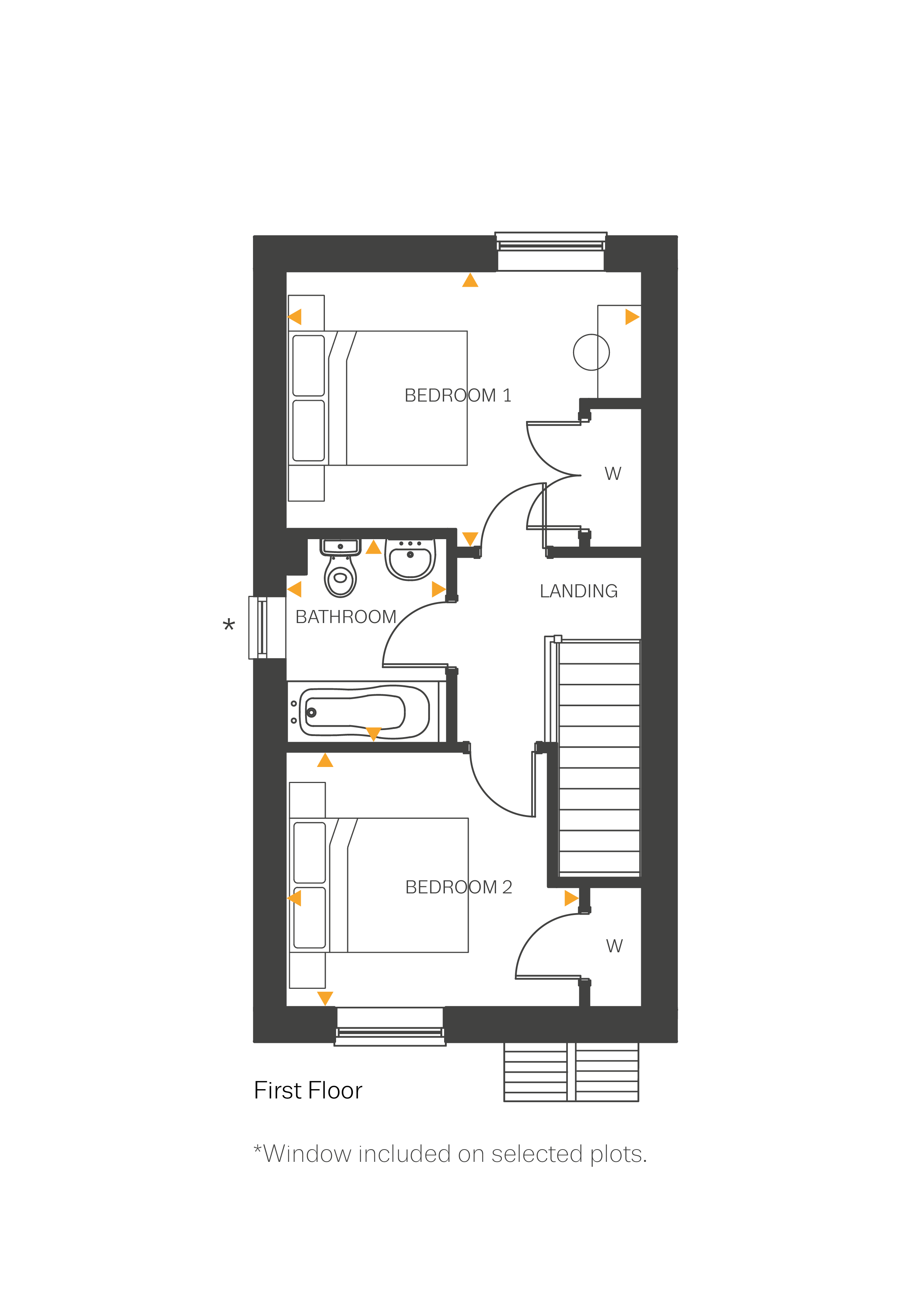 Floorplan, 4 bedroom detached house for sale, Plot 51 (THE WITHAM), Coventry, CV4