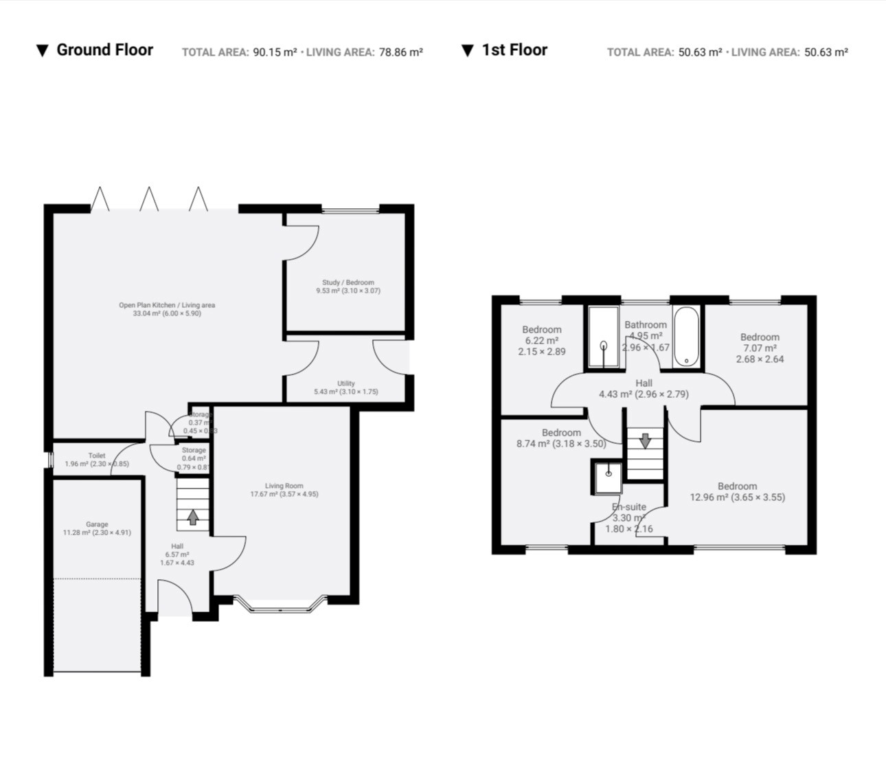 Floor plan, 4 bedroom detached house for sale, Polperro Drive, Coventry, CV5