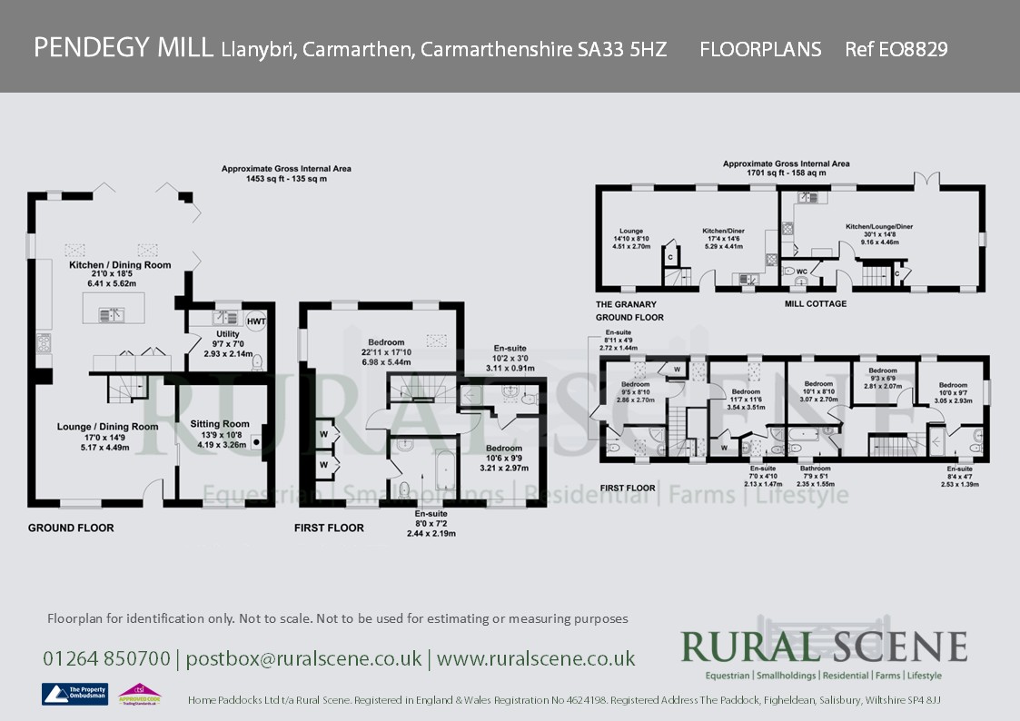 Floorplan, 7 bedroom detached house for sale, Pendegy Mill, Carmarthen, SA33
