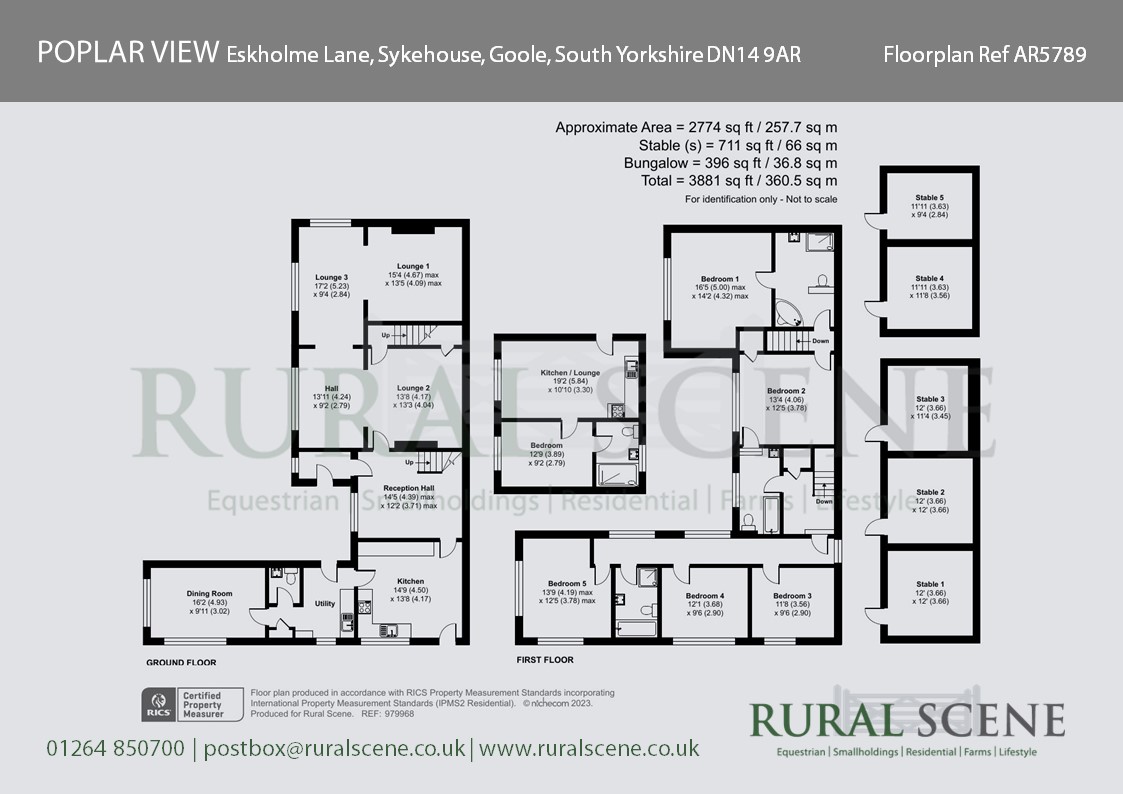 Floorplan, 5 bedroom detached house for sale, Poplar View, Goole, DN15