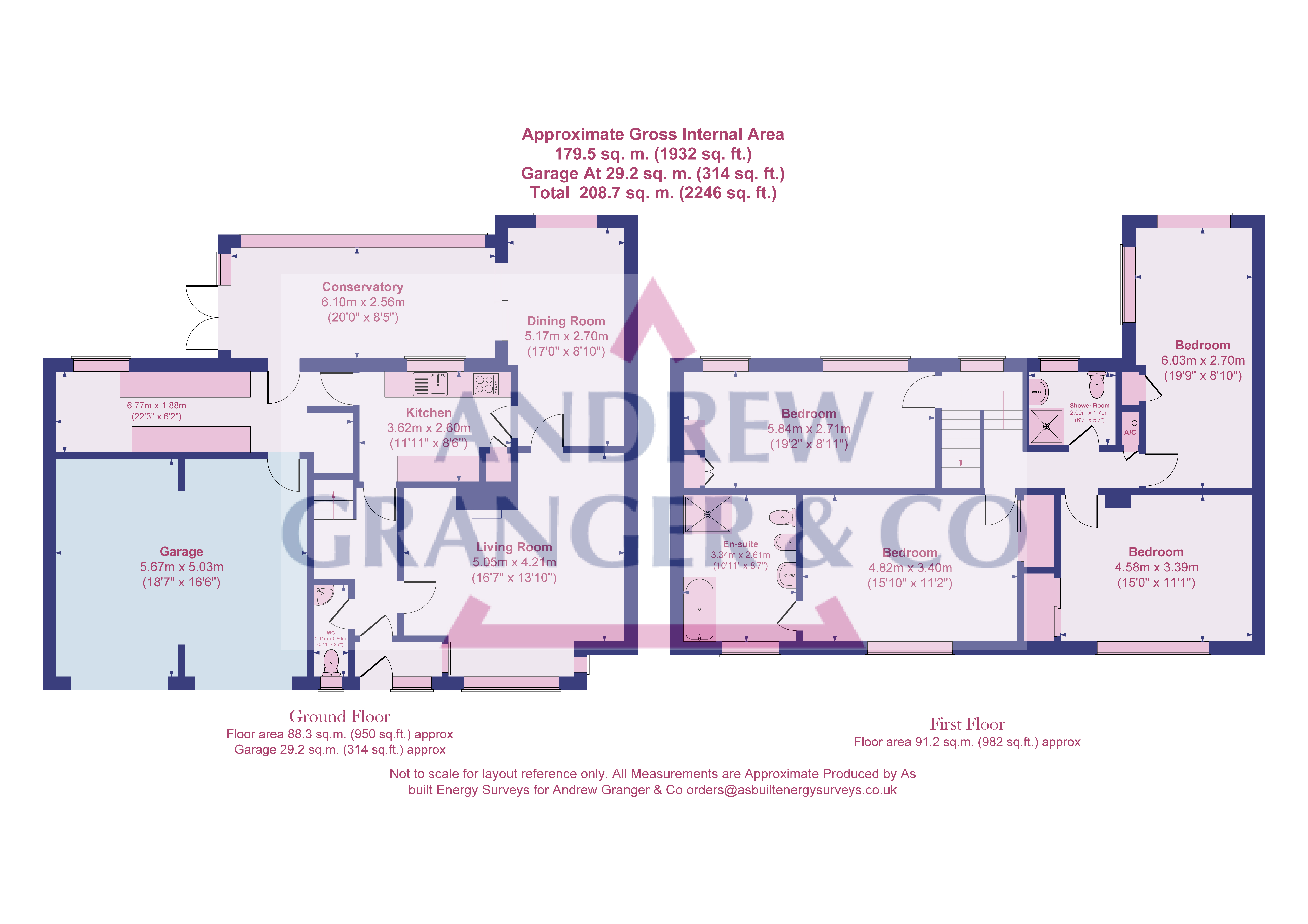 Floor plan, 4 bedroom detached house for sale, Hollytree Close, Loughborough, LE12