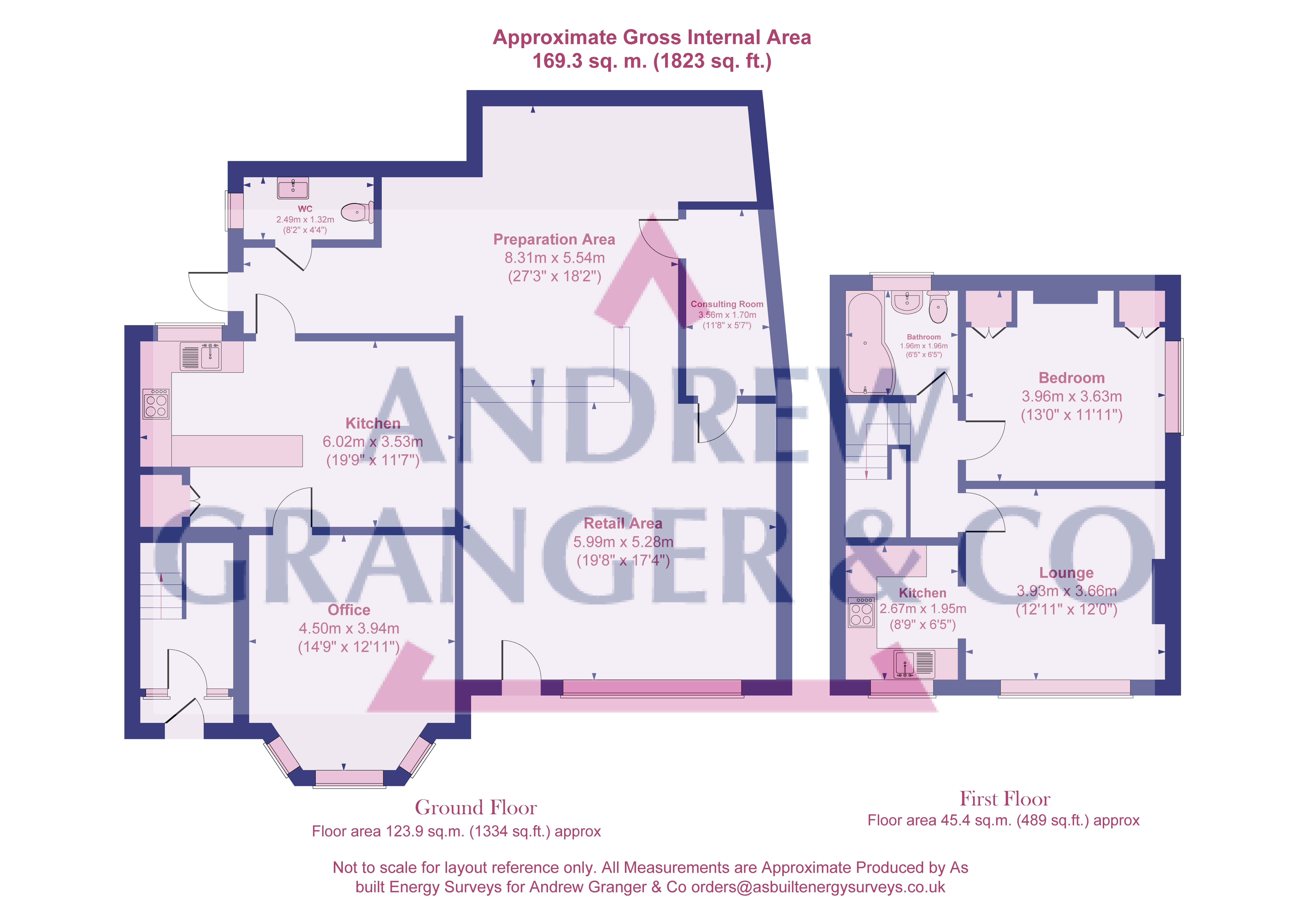 Floorplan, 1 bedroom detached house for sale, Main Street, Leicester, LE6