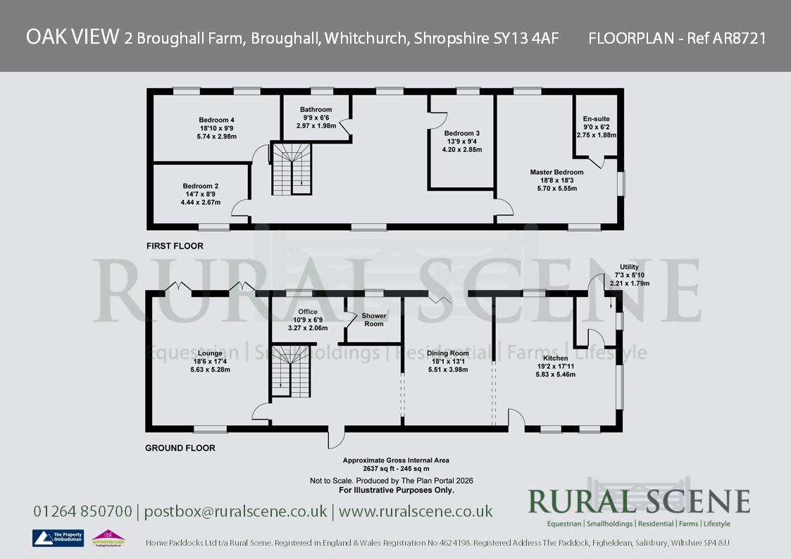 Floorplan, 4 bedroom detached barn conversion for sale, Broughall Farm, Whitchurch, SY13