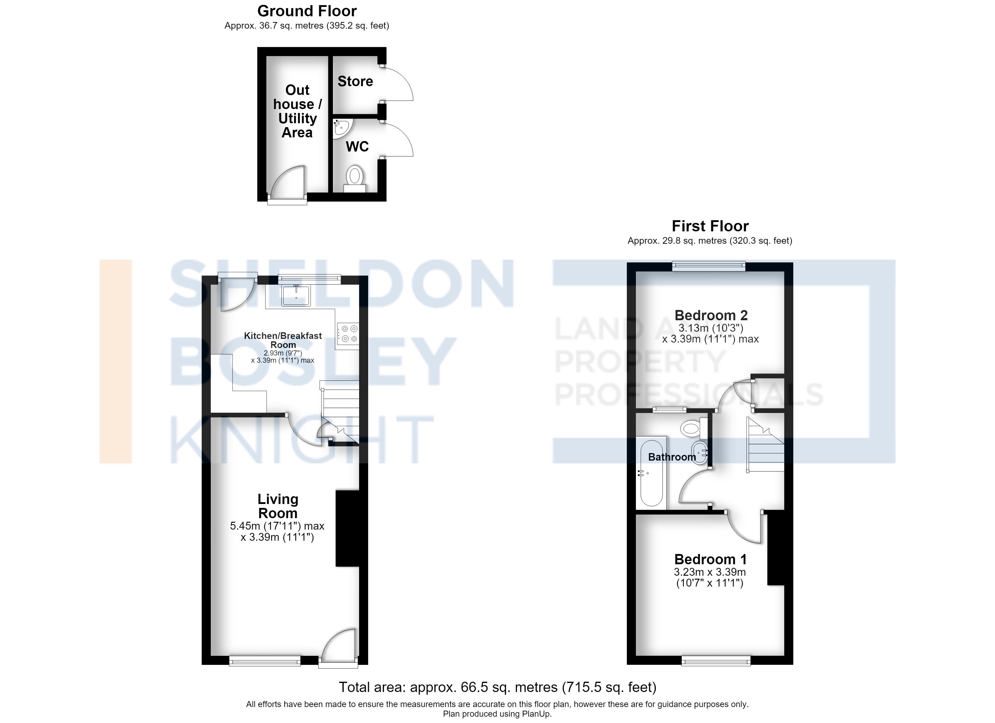 Floorplan, 2 bedroom terraced house for sale, Church Street, Bedworth, CV12