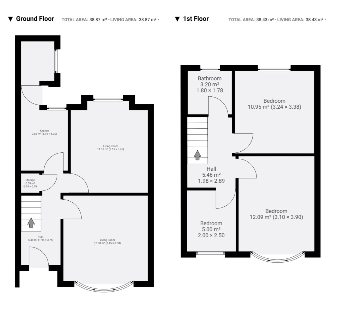 Floor plan, 3 bedroom mid-terraced house for sale, Gorseway, Coventry, CV5