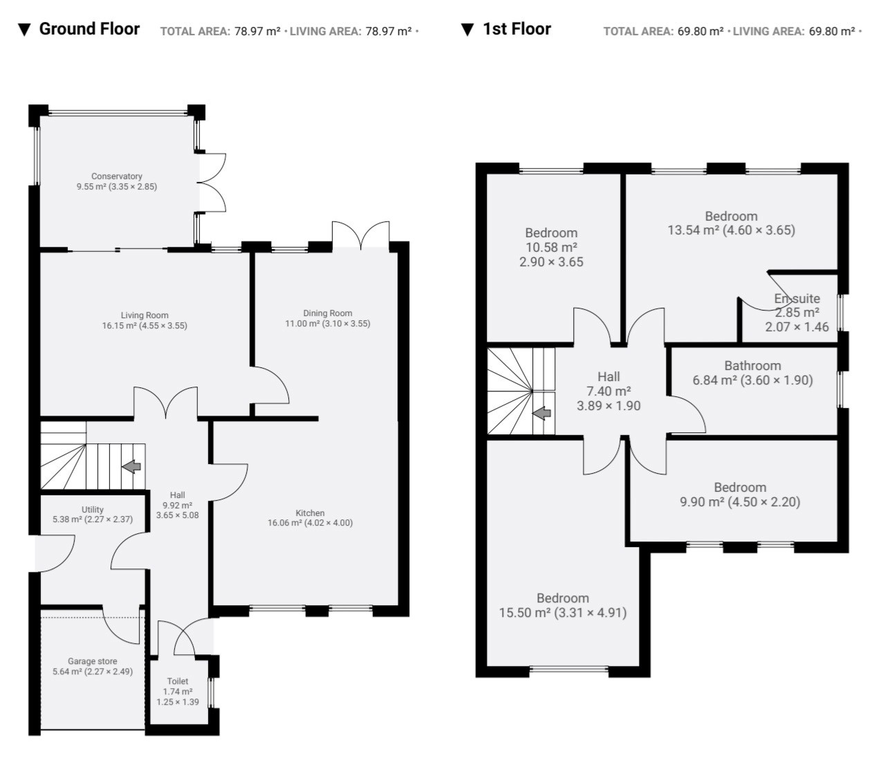 Floor plan, 4 bedroom detached house for sale, Main Road, Coventry, CV7