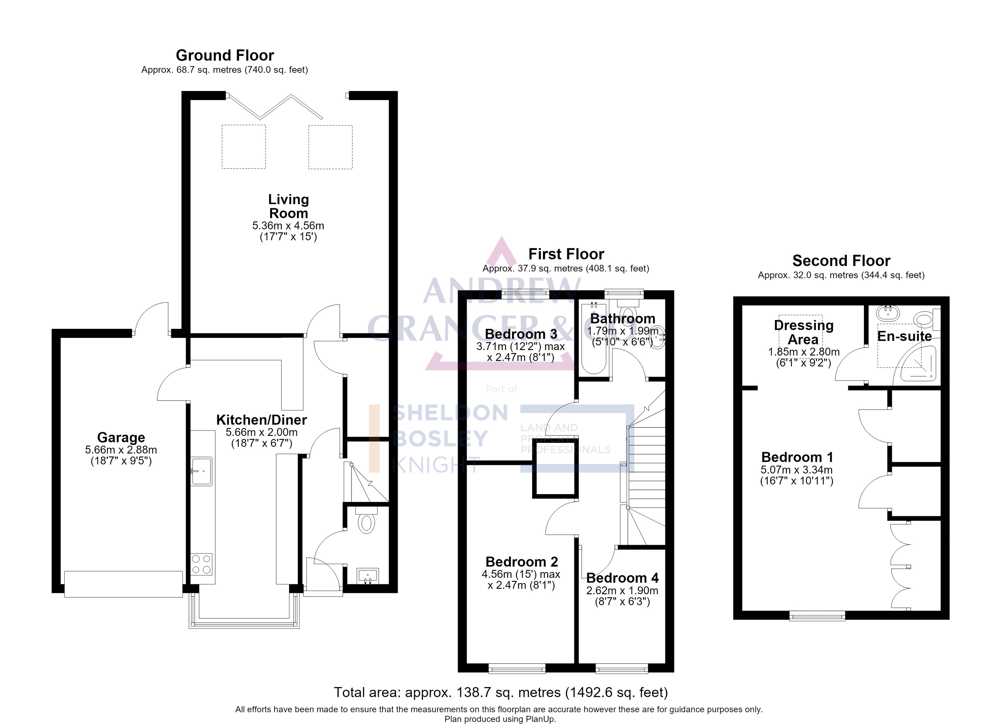 Floorplan, 4 bedroom end of terrace house for sale, Middlebrook Green, Market Harborough, LE16