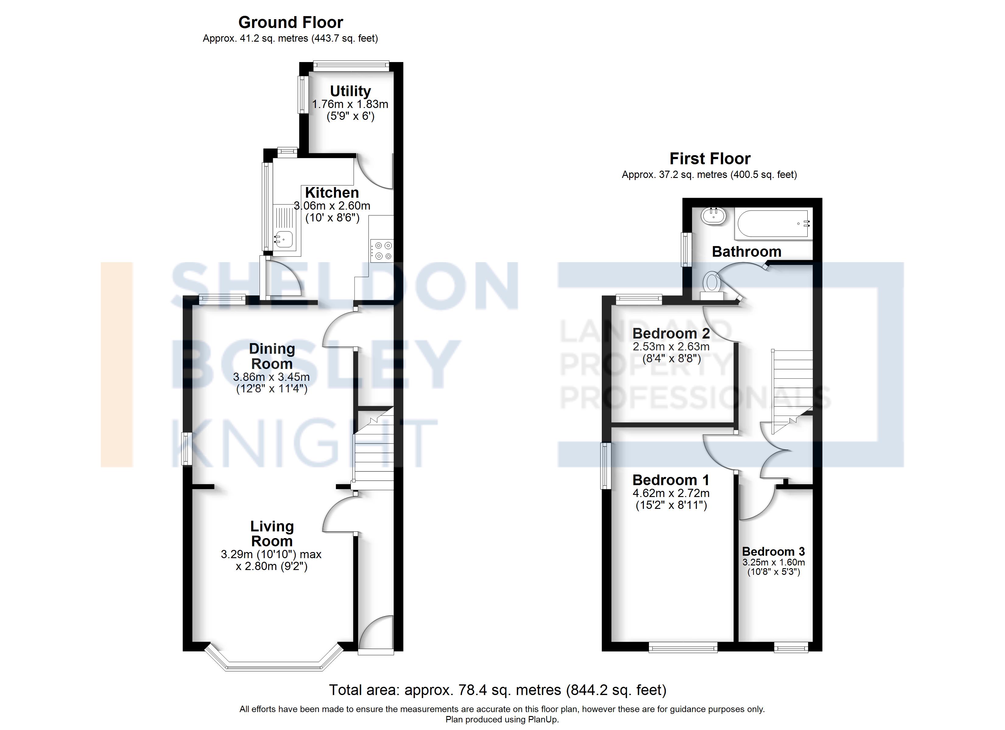 Floorplan, 3 bedroom semi detached house for sale, Church Lane, Coventry, CV2