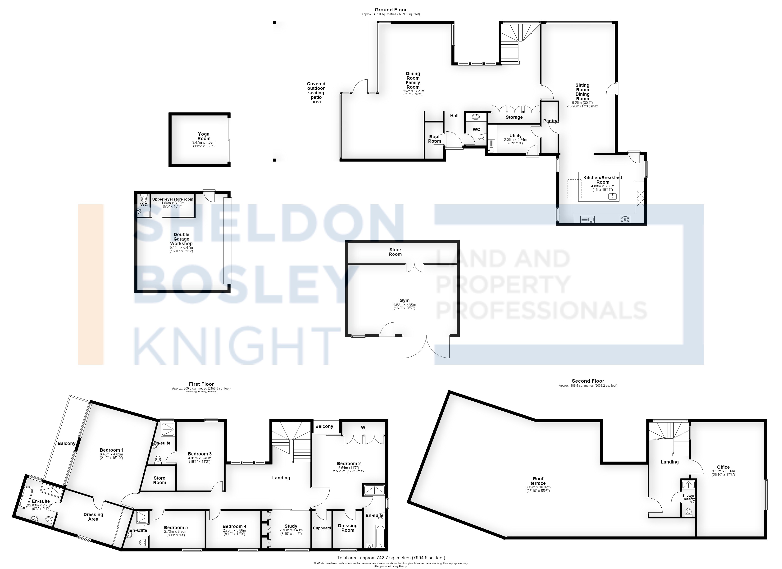 Floorplan, 6 bedroom detached house for sale, Hillside, Gaydon, CV35