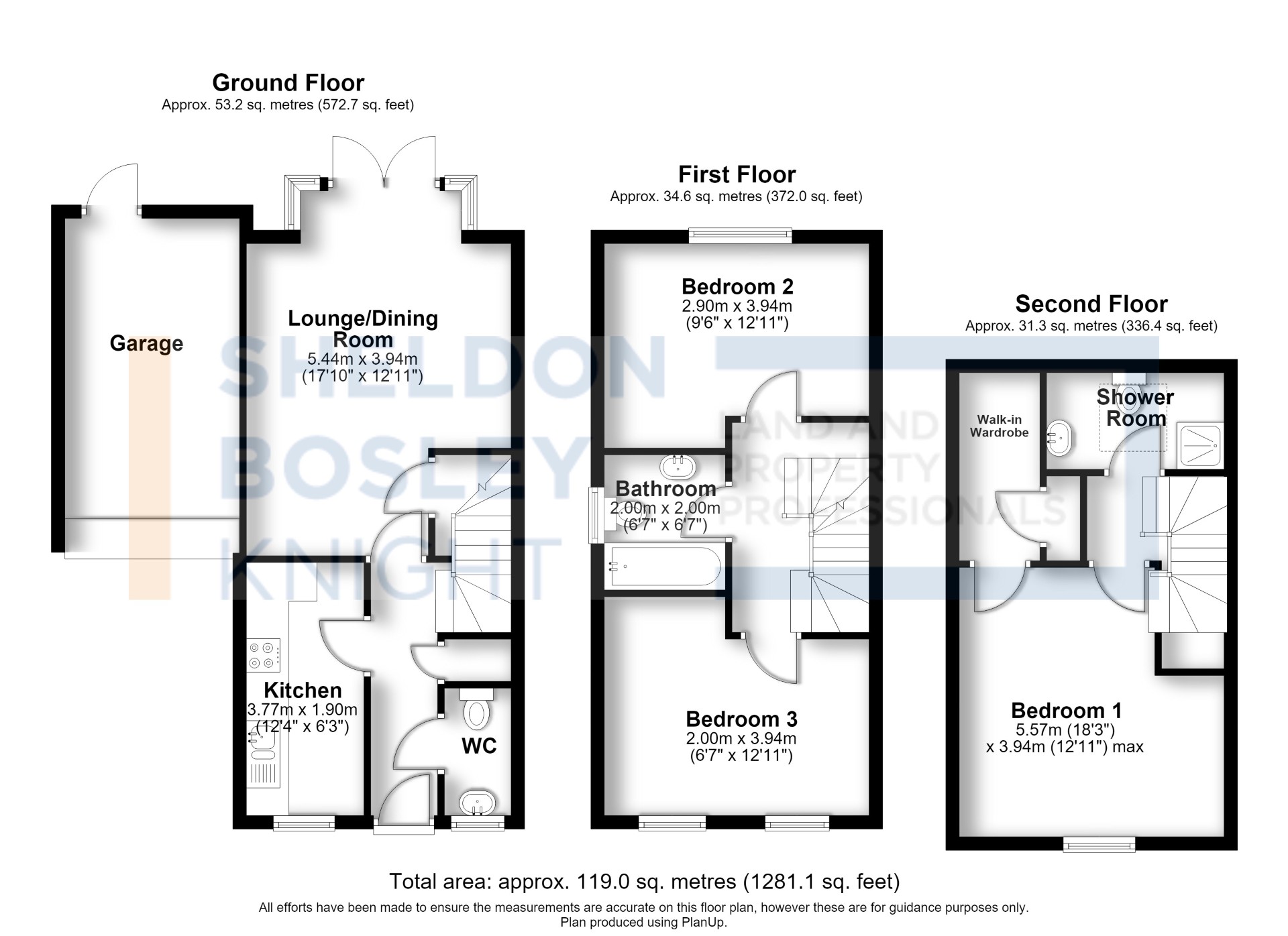Floorplan, 3 bedroom semi detached house for sale, Firedrake Croft, Coventry, CV1