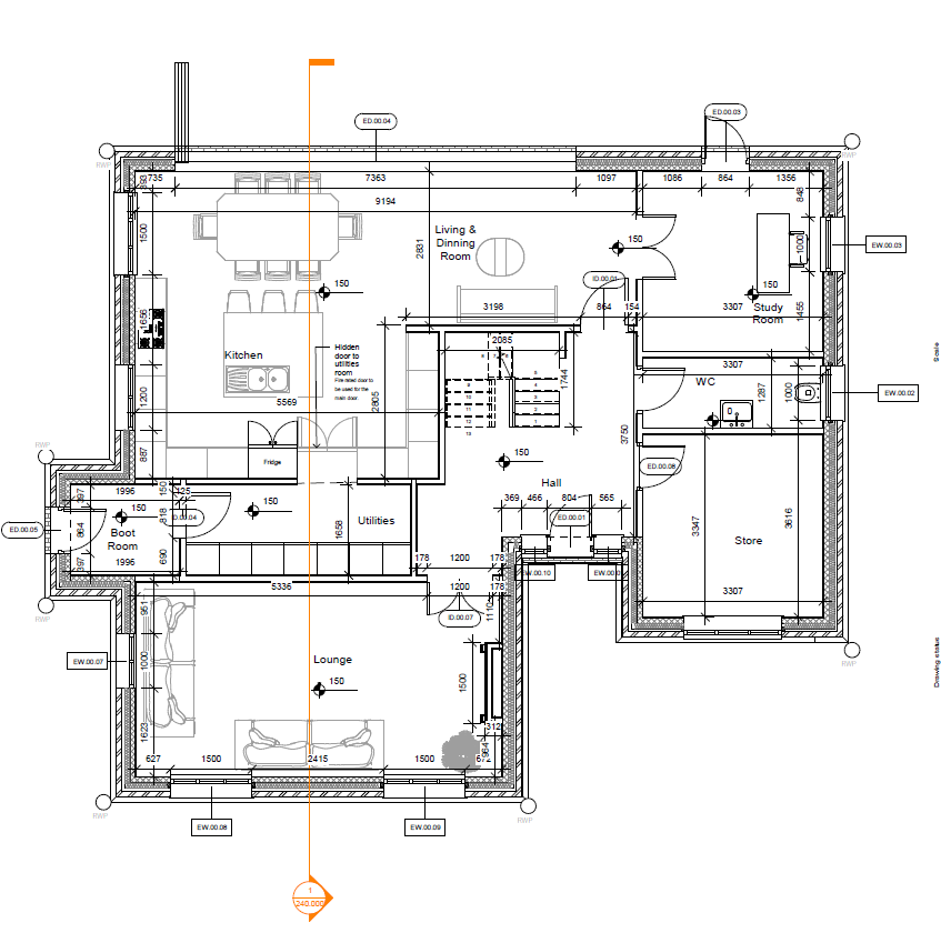 Floorplan, 4 bedroom detached house for sale, Toll House Farm, Studley, B80