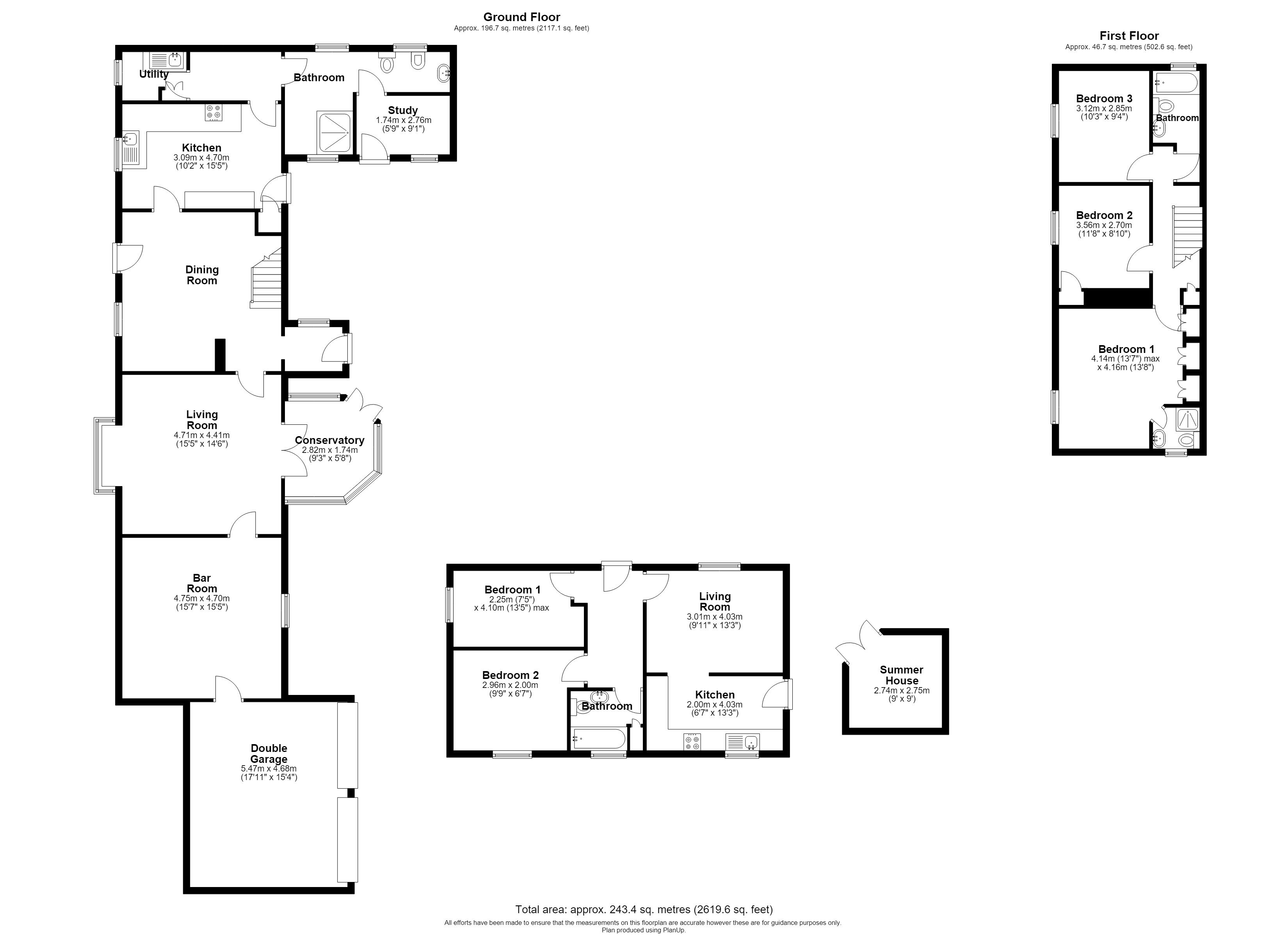 Floor plan, 5 bedroom detached house for sale, Moira Road, Swadlincote, DE12