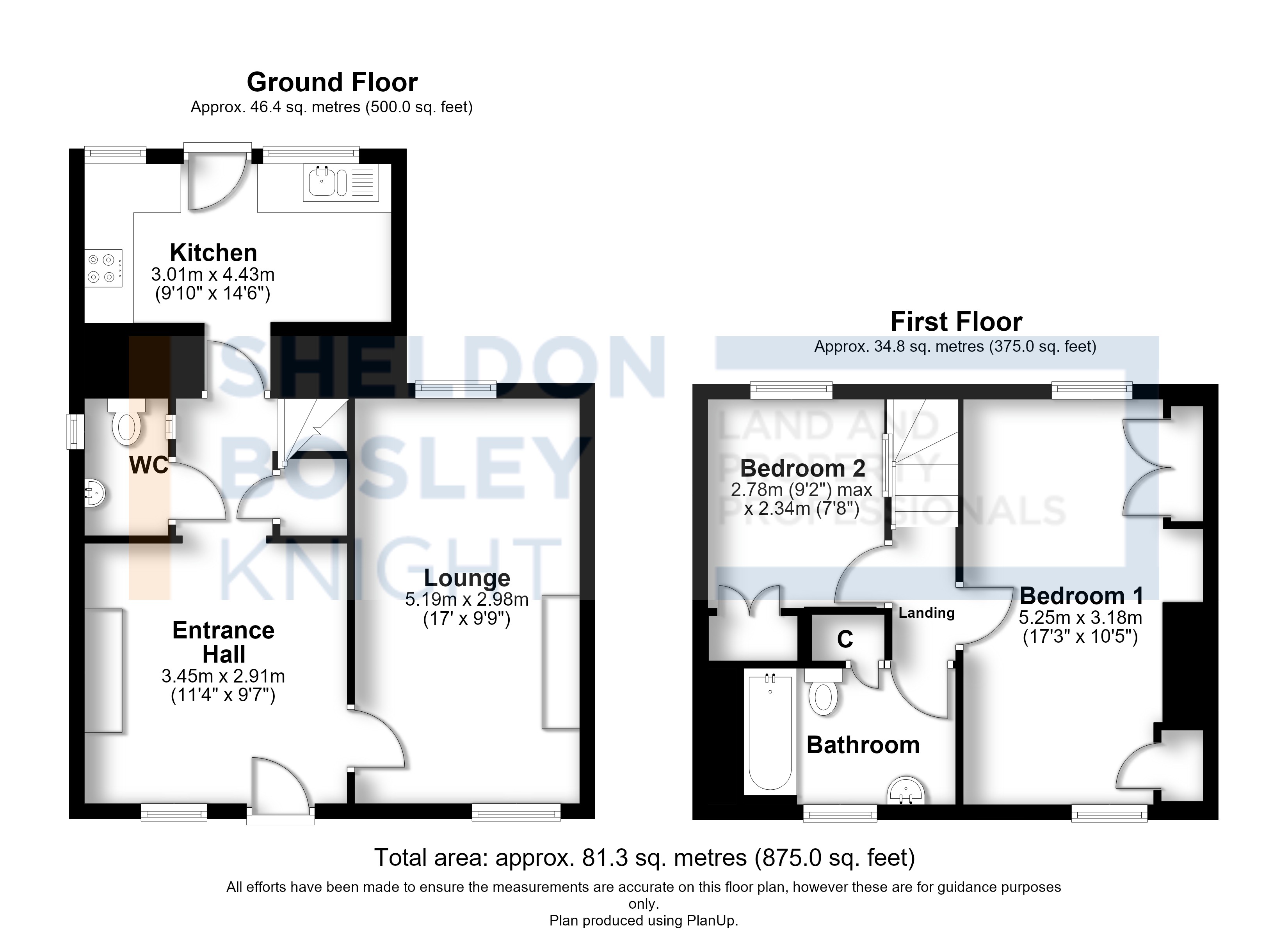 Floorplan, 2 bedroom detached house for sale, White Cottage, Shipston-On-Stour, CV36