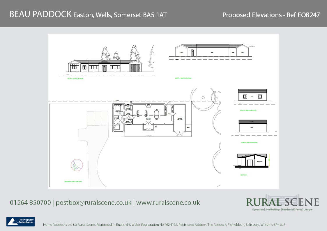 Floorplan, Detached house for sale, Beau Paddock Easton Hill, Wells, BA5