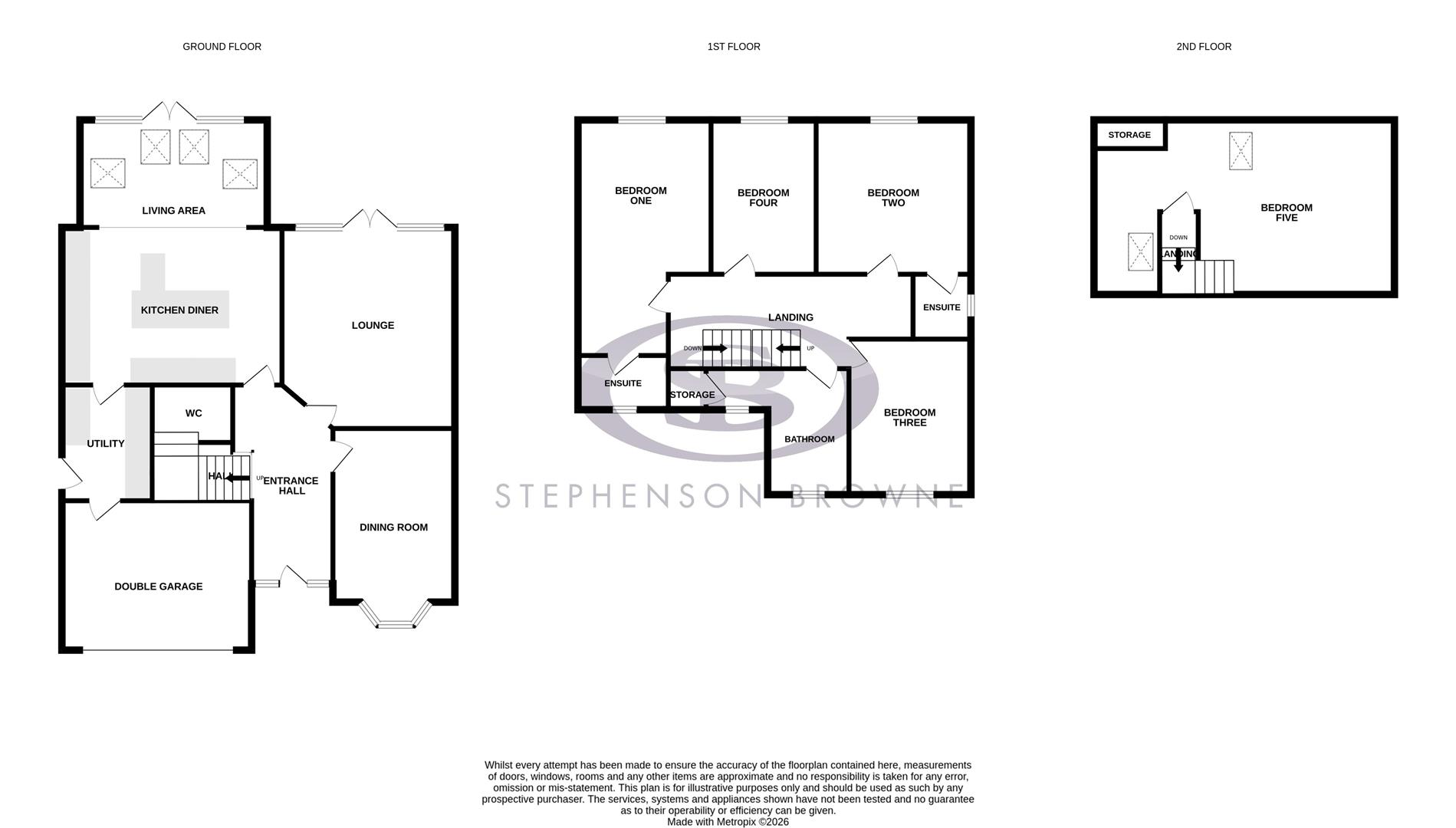 Floor plan, 5 bedroom house for sale, Blenheim Park, Sandbach, CW11