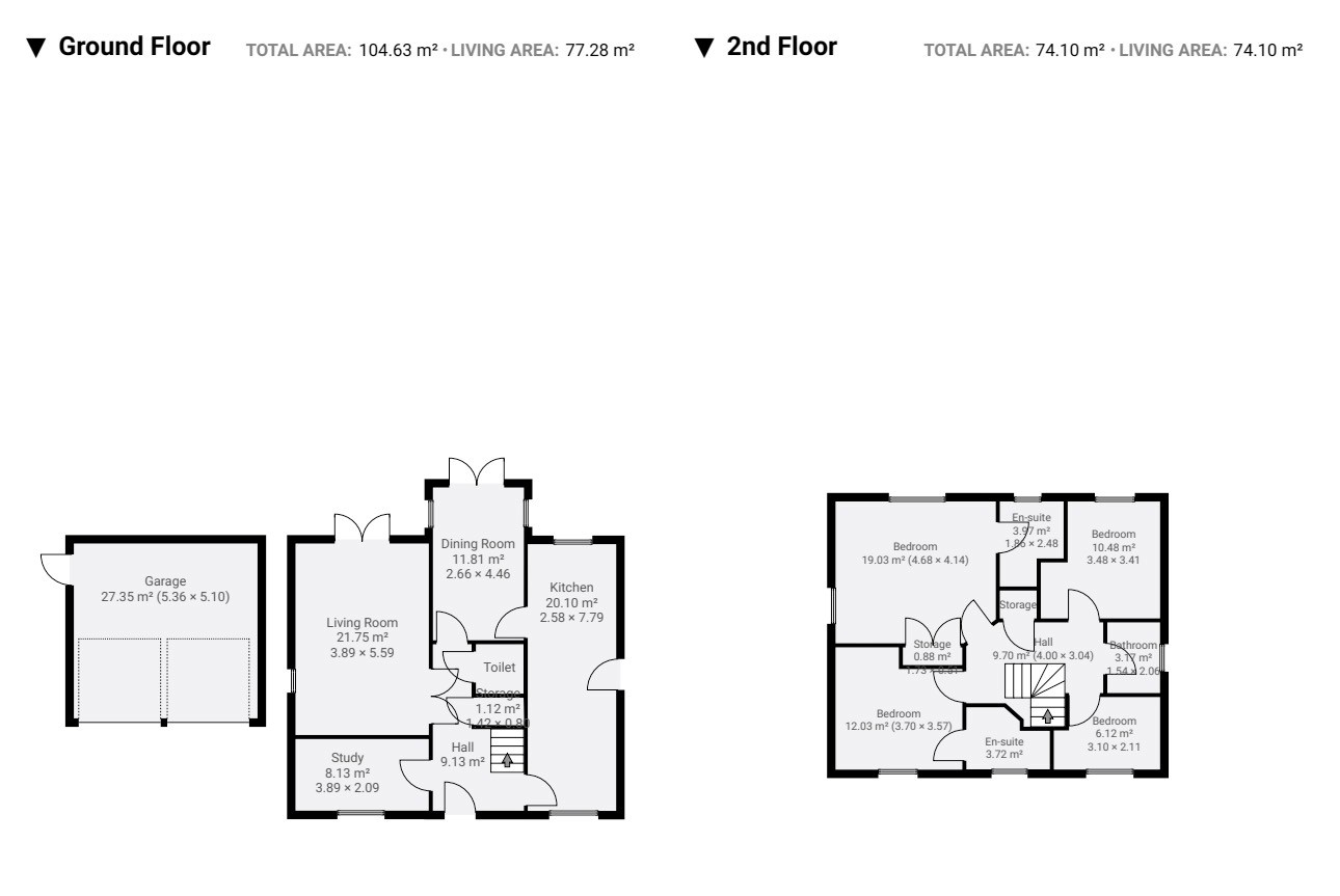 Floor plan, 4 bedroom detached house for sale, Manhattan Way, Coventry, CV4