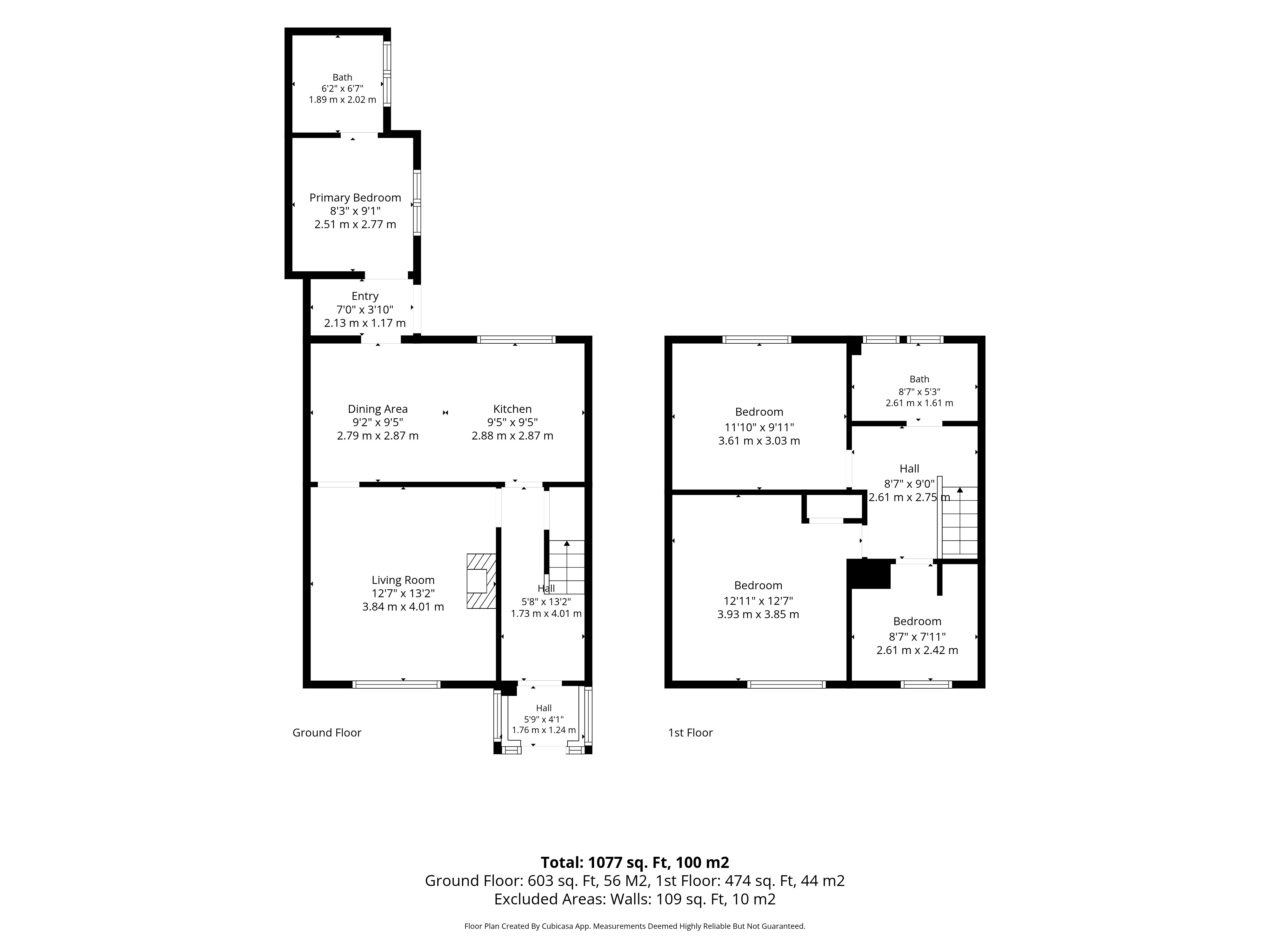 Floor plan, 4 bedroom terraced house for sale, Shepherd Close, Coventry, CV4
