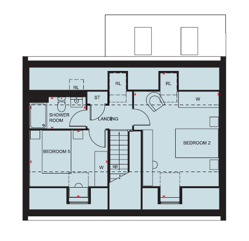 Floorplan, 5 bedroom detached house for sale, Plot 124, Upper Lighthorne, CV33