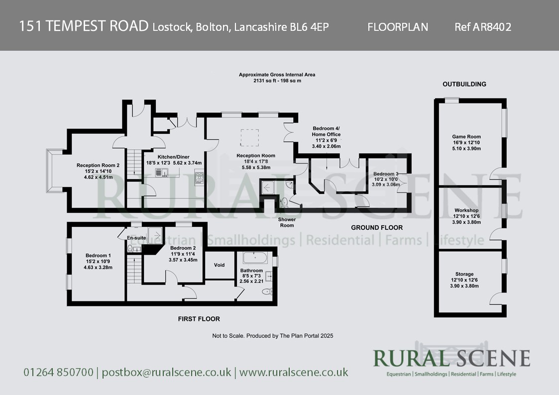 Floorplan, 4 bedroom semi detached house for sale, Tempest Road, Bolton, BL6