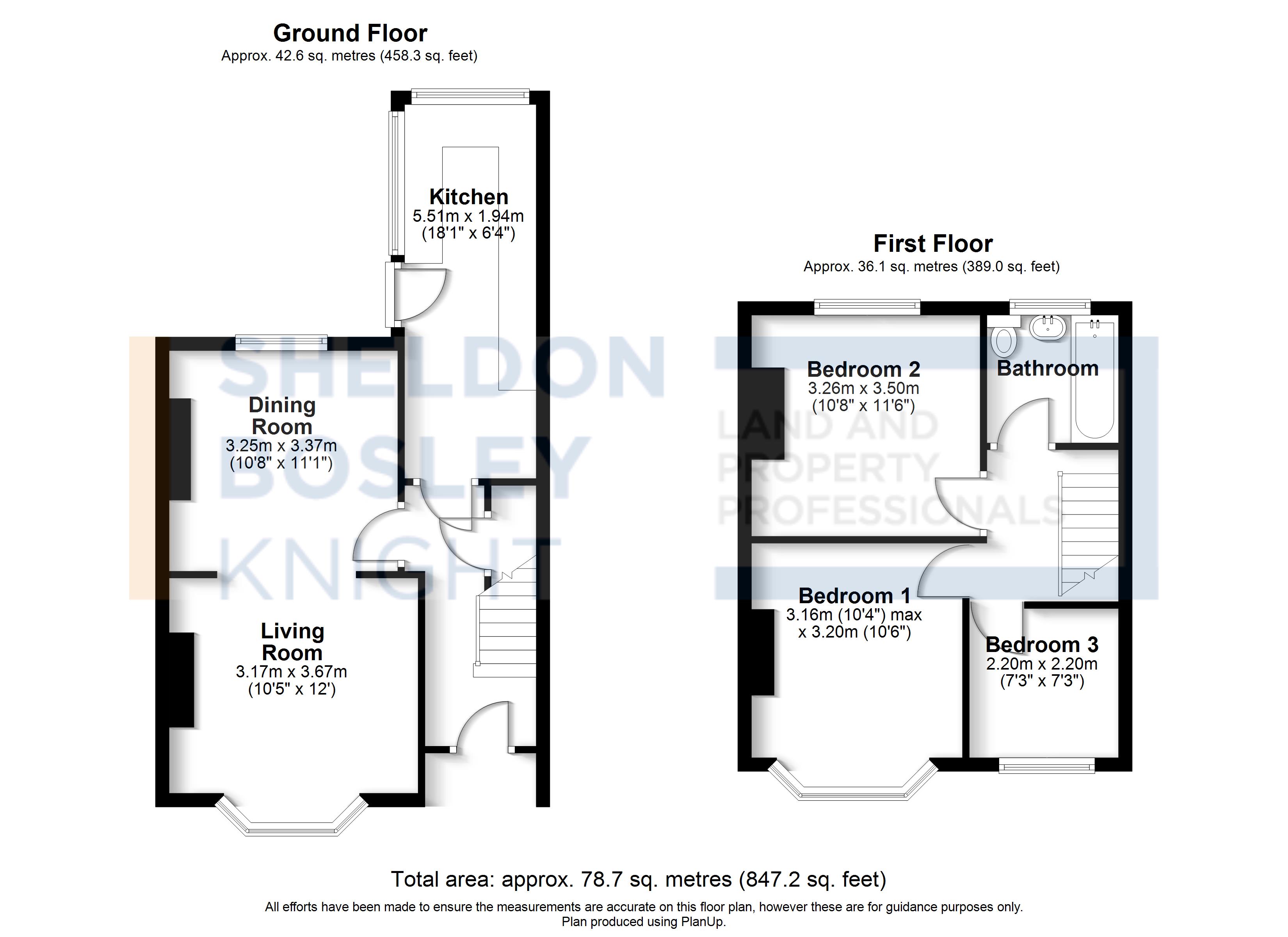 Floorplan, 3 bedroom terraced house for sale, Tennyson Road, Coventry, CV2