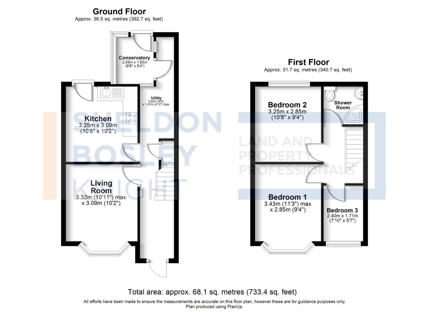 Floorplan, 3 bedroom mid-terraced house for sale, Sewall Highway, Coventry, CV6