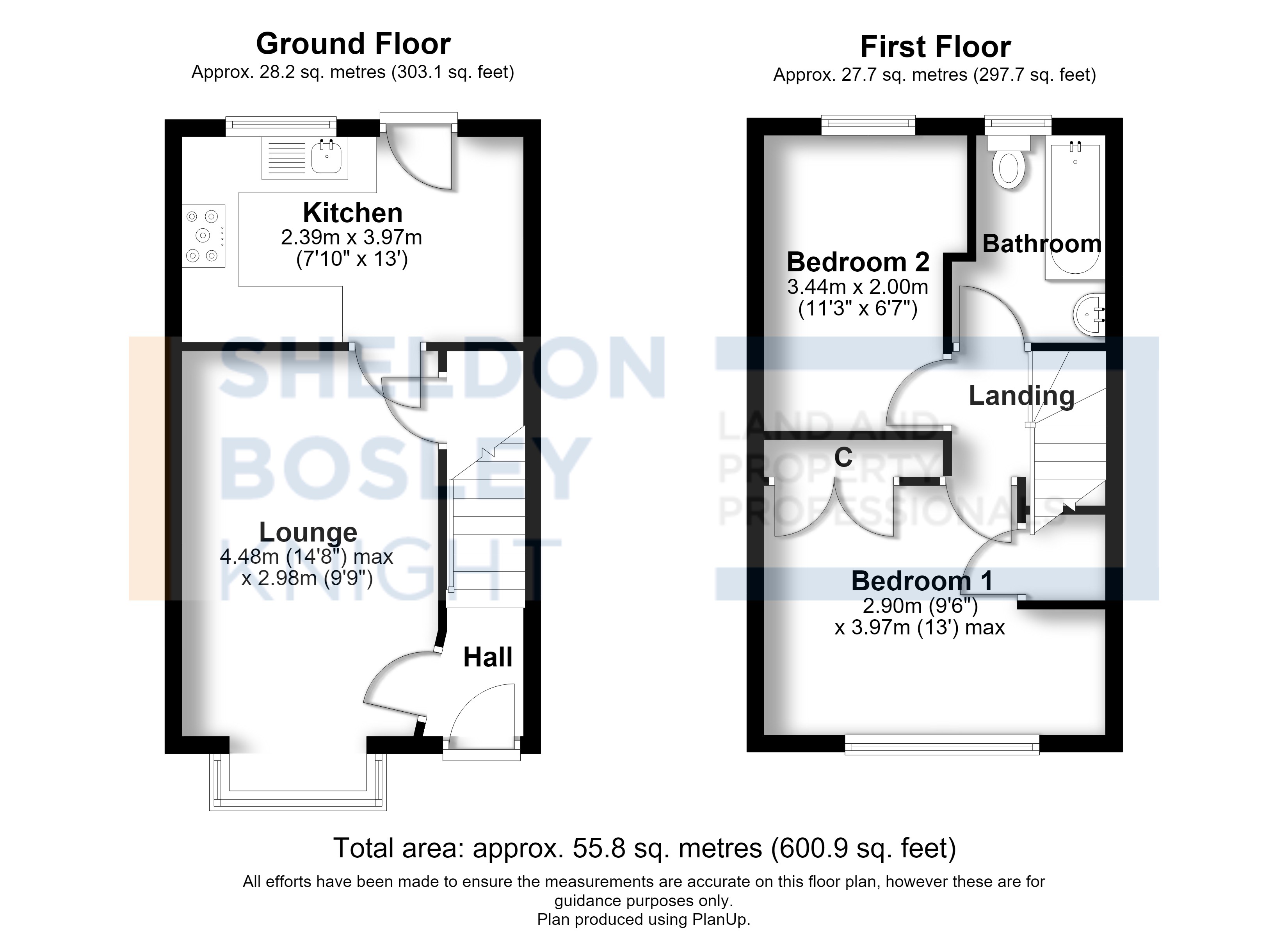 Floorplan, 2 bedroom terraced house for sale, Elm Road, Shipston-On-Stour, CV36