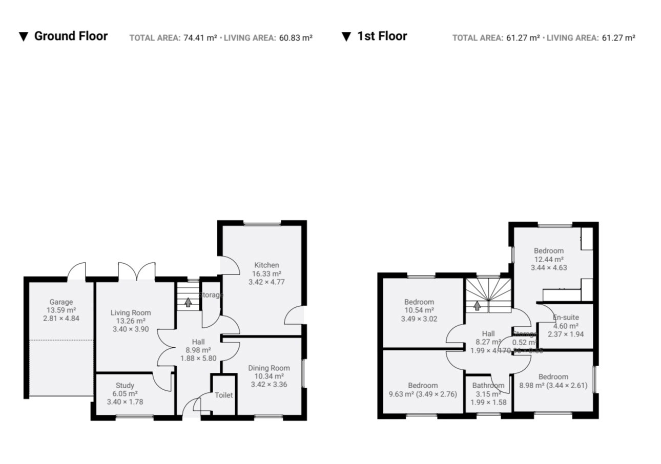 Floor plan, 4 bedroom detached house for sale, Walmsley Close, Coventry, CV5